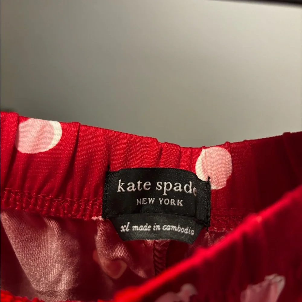 Kate Spade Red Polka Dot Pajama Set - Picture 4 of 7